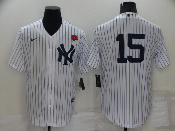 Thurman Munson New York Yankees white jersey