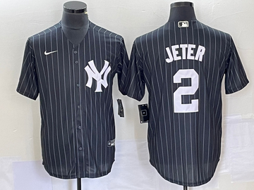 Derek Jeter New York Yankees black jersey