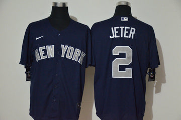 Derek Jeter New York Yankees navy jersey
