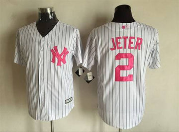 Derek Jeter New York Yankees white jersey