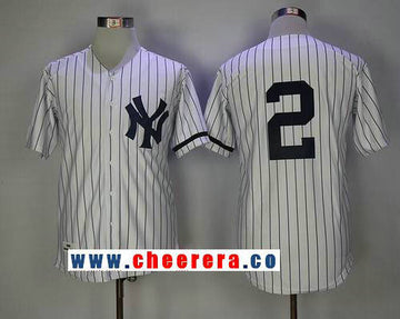 Derek Jeter New York Yankees white Throwback jersey