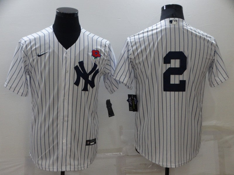 Derek Jeter New York Yankees white jersey