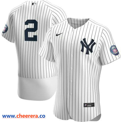 Derek Jeter New York Yankees white jersey