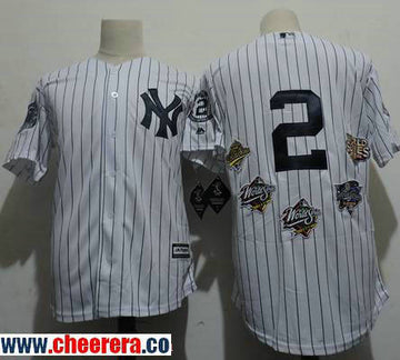 Derek Jeter New York Yankees white jersey