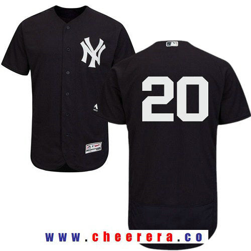 Jorge Posada New York Yankees navy jersey