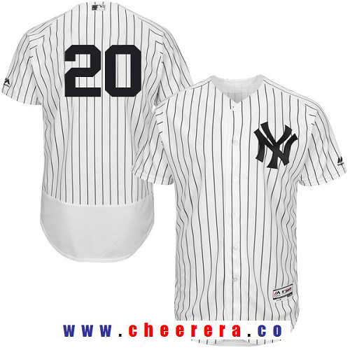 Jorge Posada New York Yankees white Home jersey