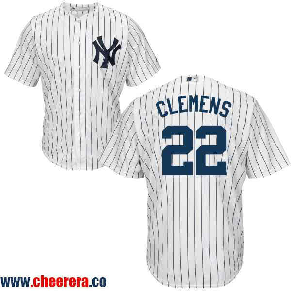 Roberto Clemente Name New York Yankees white Cooperstown jersey