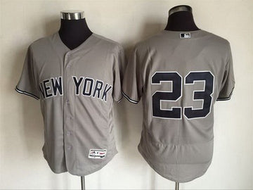 Don Mattingly New York Yankees gray Road jersey