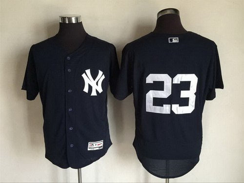 Don Mattingly New York Yankees navy jersey