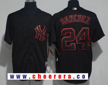 Gary Sanchez New York Yankees black Lights Out jersey