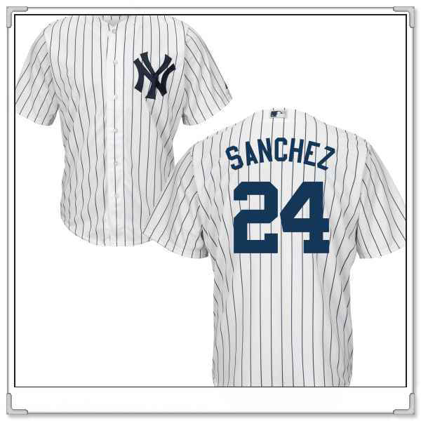 Gary Sanchez New York Yankees white Home jersey