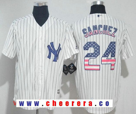 Gary Sanchez New York Yankees white Fashion jersey