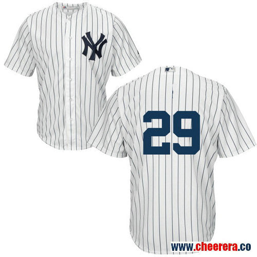 Todd Frazier No Name New York Yankees white Home jersey