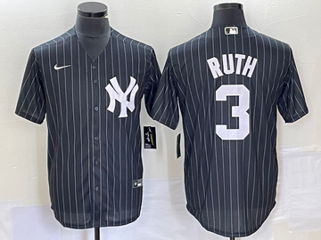 Babe Ruth New York Yankees black jersey
