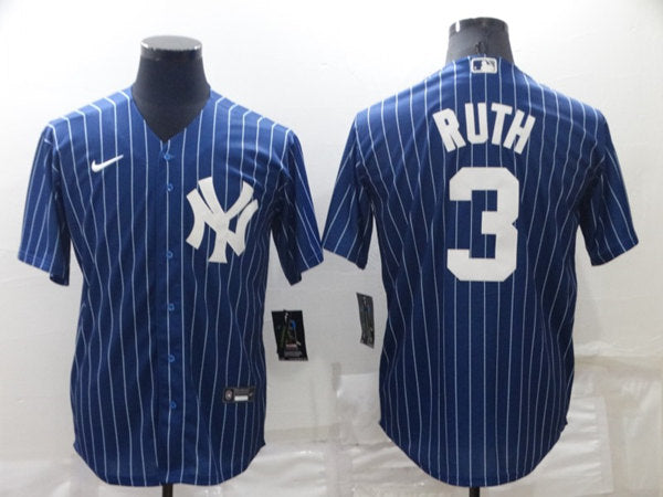 Babe Ruth New York Yankees navy jersey