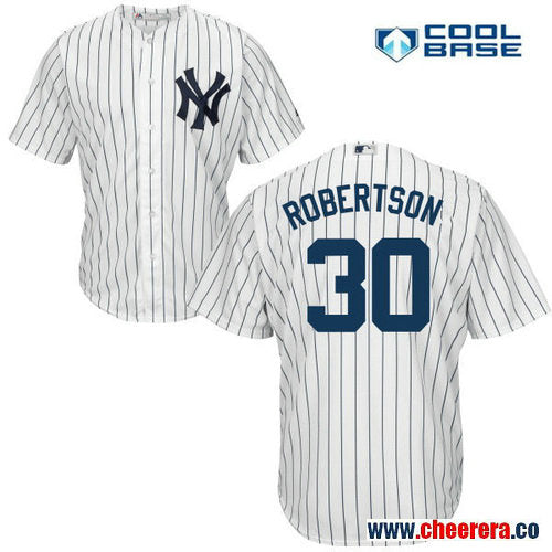 David Robertson New York Yankees white Home jersey