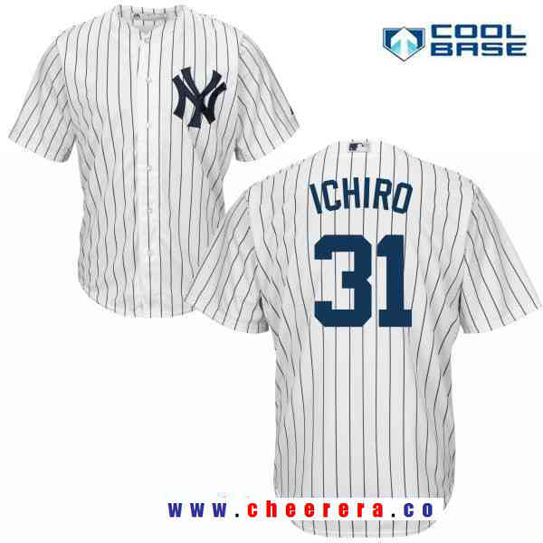 Ichiro Suzuki New York Yankees white Home jersey