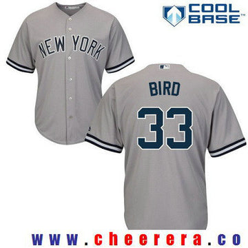 Greg Bird New York Yankees gray Road jersey