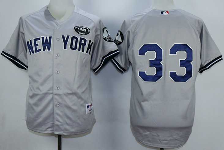 Nick Swisher New York Yankees grey jersey