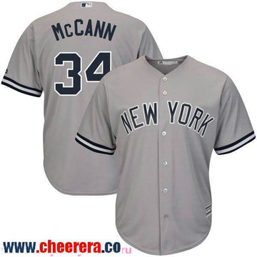 Brian McCann New York Yankees gray Road jersey