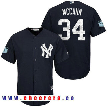 Brian McCann New York Yankees navy jersey