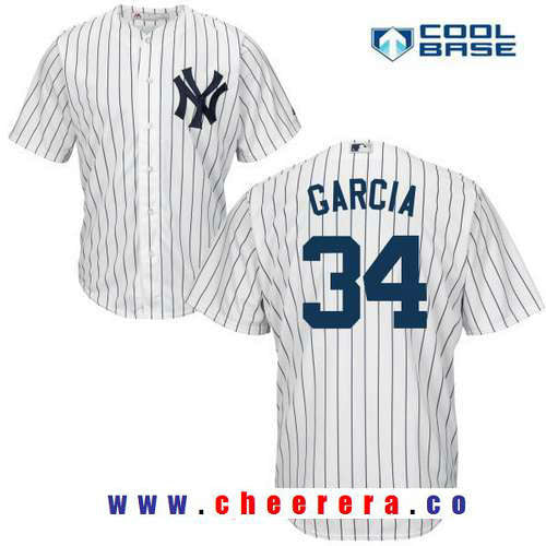 Jaime Garcia New York Yankees white Home jersey