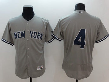 Lou Gehrig New York Yankees gray jersey