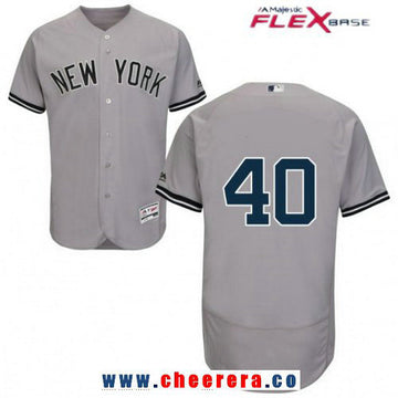 Luis Severino New York Yankees gray Road jersey