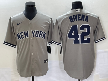 Mariano Rivera New York Yankees gray jersey