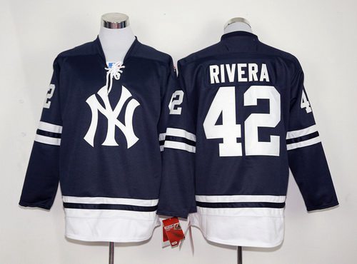NY Mariano Rivera New York Yankees navy jersey