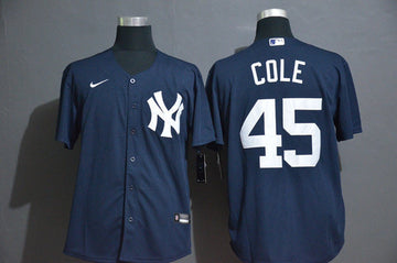 Gerrit Cole New York Yankees navy jersey