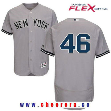Andy Pettitte New York Yankees gray Road jersey