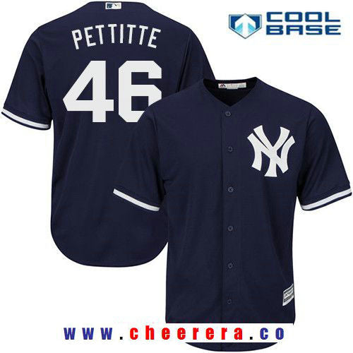 Andy Pettitte New York Yankees navy jersey