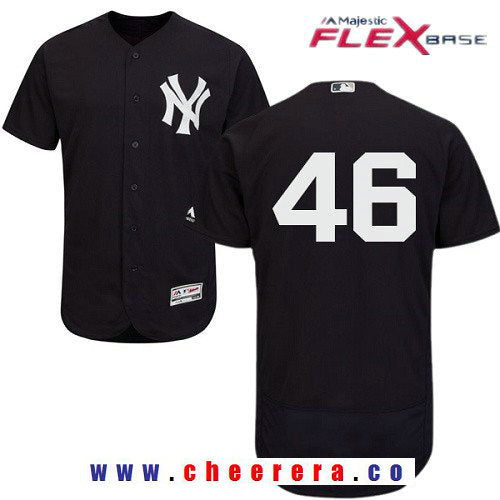 Andy Pettitte New York Yankees navy jersey