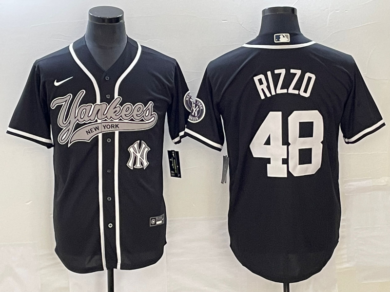 Anthony Rizzo New York Yankees black jersey
