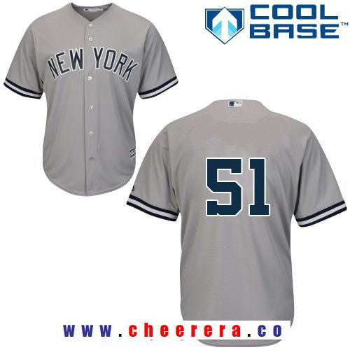 Bernie Williams No Name New York Yankees gray Road jersey