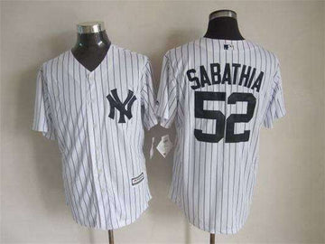 CC Sabathia New York Yankees white jersey