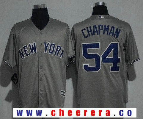 Aroldis Chapman New York Yankees gray Road jersey