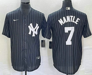 Mickey Mantle New York Yankees black jersey