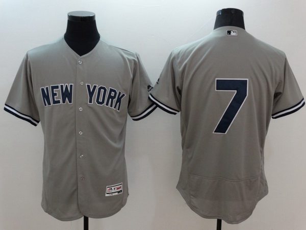 Mickey Mantle New York Yankees gray jersey
