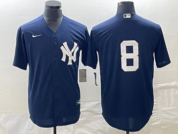 Yogi Berr New York Yankees navy jersey