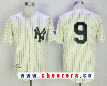 Roger Maris New York Yankees cream Throwback jersey