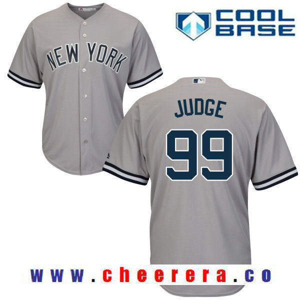 Aaron Judg New York Yankees gray Road jersey