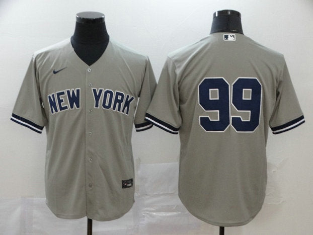 Aaron Judge New York Yankees gray jersey