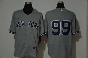 Aaron Judge New York Yankees gray jersey