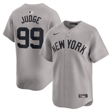 Aaron Judge New York Yankees gray Limited jersey