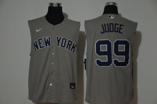 Aaron Judge New York Yankees gray jersey
