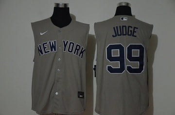 Aaron Judge New York Yankees gray jersey