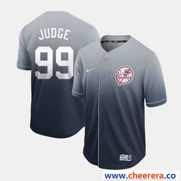 Aaron Judge New York Yankees grey jersey