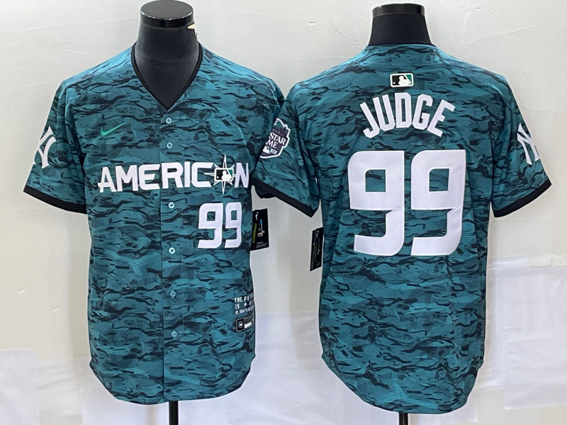 Aaron Judge Number New York Yankees teal jersey
